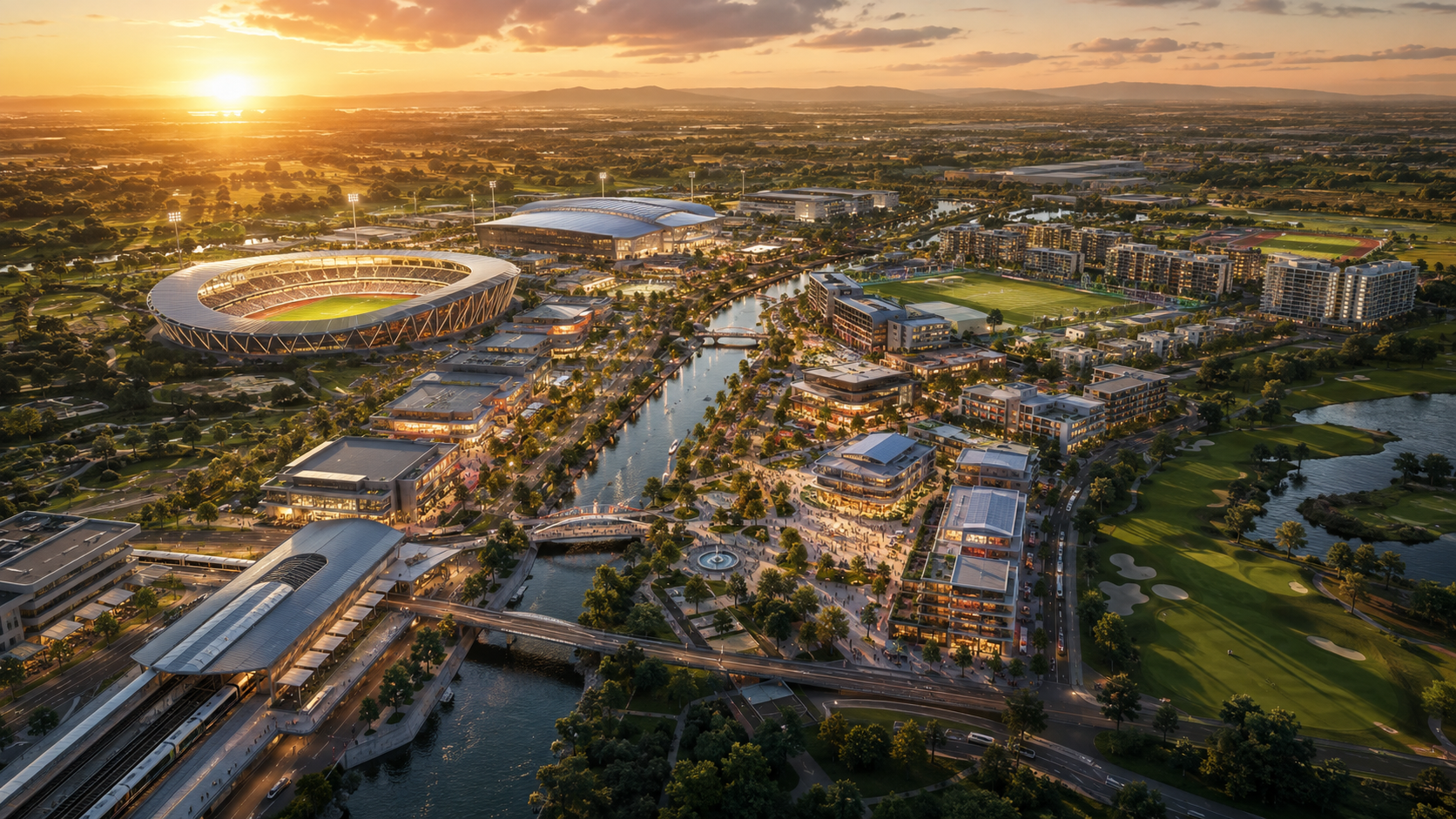 Central Regional Sporting and Entertainment Hub hero visual